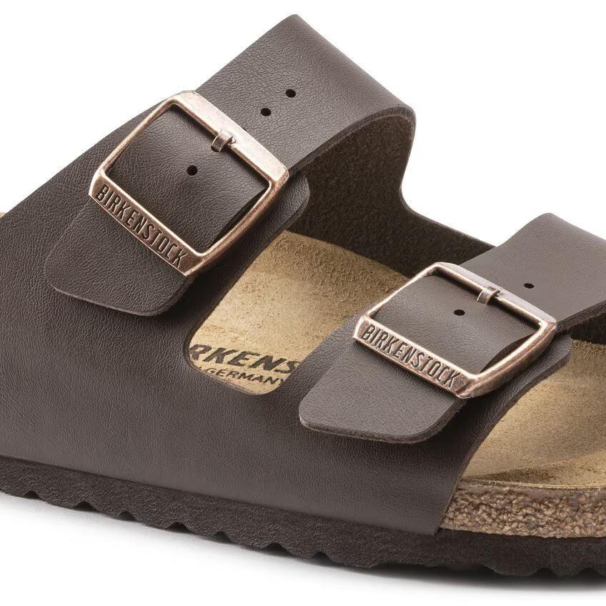 ARIZONA BF DARK BROWN REG-SANDALS-BIRKENSTOCK-JB Evans Fashions & Footwear
