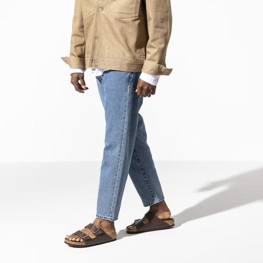 ARIZONA BF DARK BROWN REG-SANDALS-BIRKENSTOCK-JB Evans Fashions & Footwear