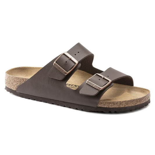 ARIZONA BF DARK BROWN REG-SANDALS-BIRKENSTOCK-JB Evans Fashions & Footwear