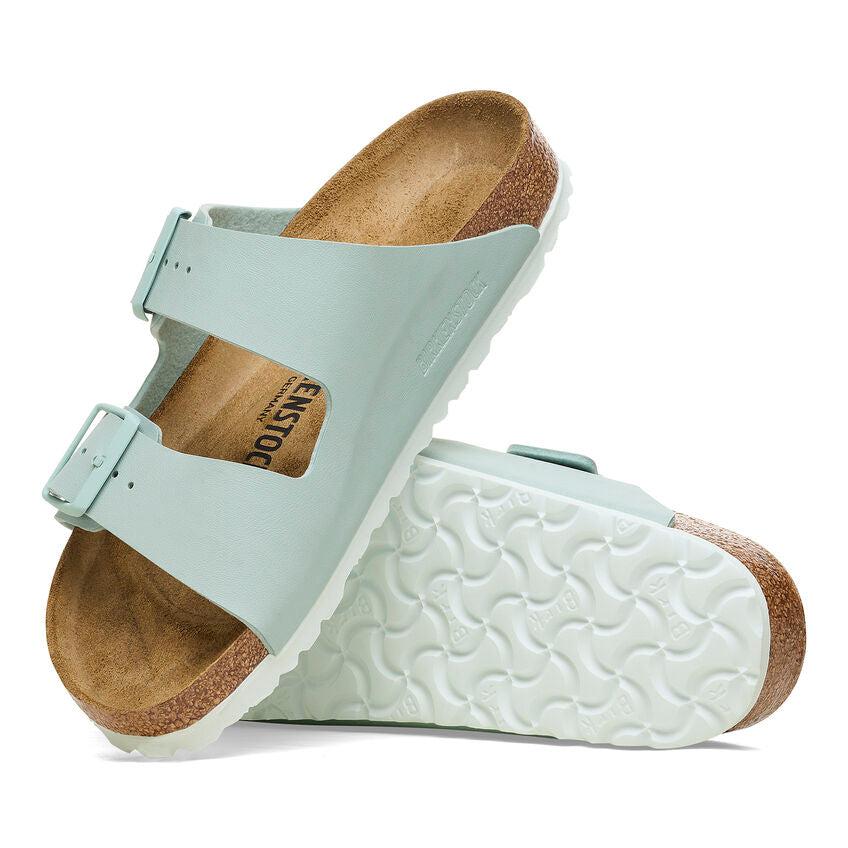 ARIZONA BF SURF GREEN N-LADIES SANDALS-BIRKENSTOCK-JB Evans Fashions & Footwear