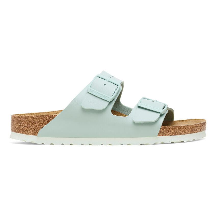 ARIZONA BF SURF GREEN N-LADIES SANDALS-BIRKENSTOCK-JB Evans Fashions & Footwear