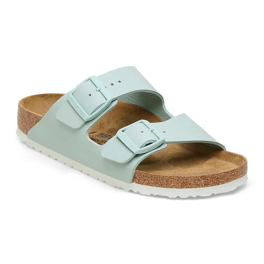 ARIZONA BF SURF GREEN N-LADIES SANDALS-BIRKENSTOCK-JB Evans Fashions & Footwear