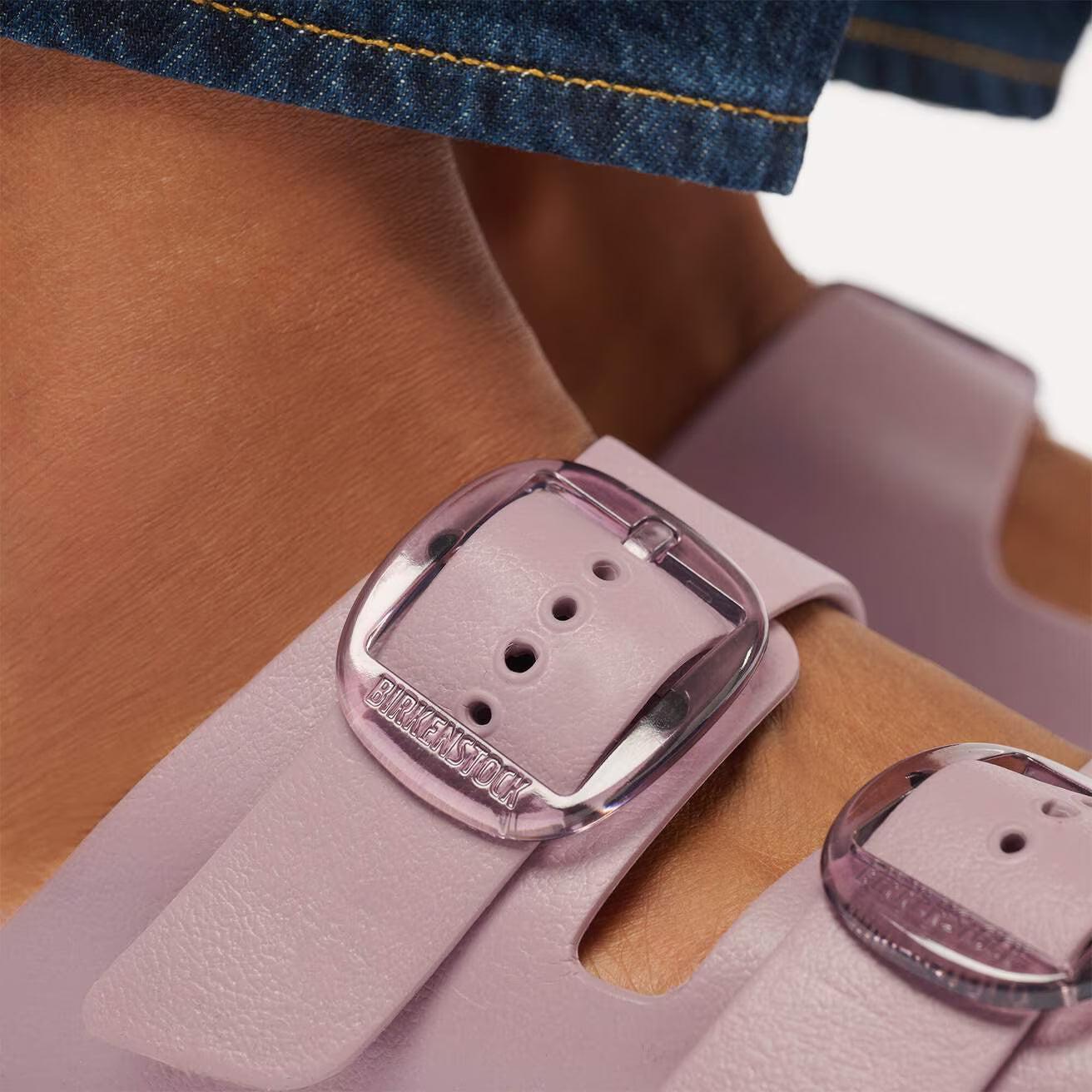 ARIZONA BIG BUCKLE EVA FADED PURPLE N-LADIES SANDALS-BIRKENSTOCK-JB Evans Fashions & Footwear