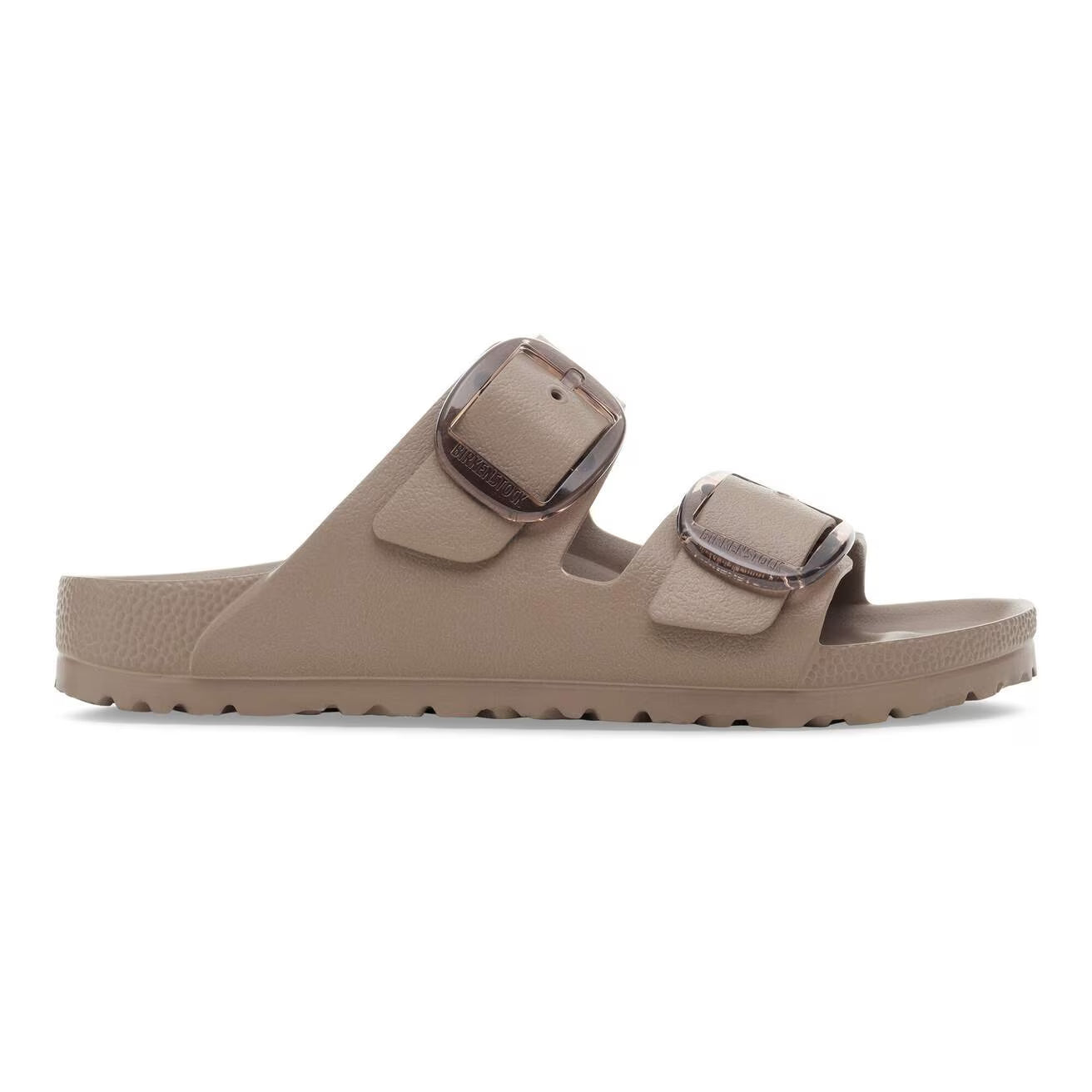 ARIZONA BIG BUCKLE EVA GRAY TAUPE N-LADIES SANDALS-BIRKENSTOCK-JB Evans Fashions & Footwear