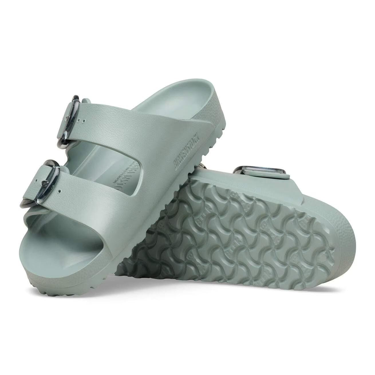 ARIZONA BIG BUCKLE EVA PURE SAGE N-LADIES SANDALS-BIRKENSTOCK-JB Evans Fashions & Footwear