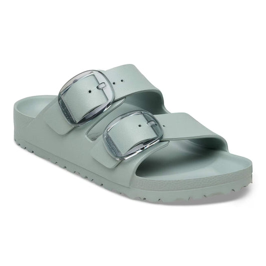 ARIZONA BIG BUCKLE EVA PURE SAGE N-LADIES SANDALS-BIRKENSTOCK-JB Evans Fashions & Footwear