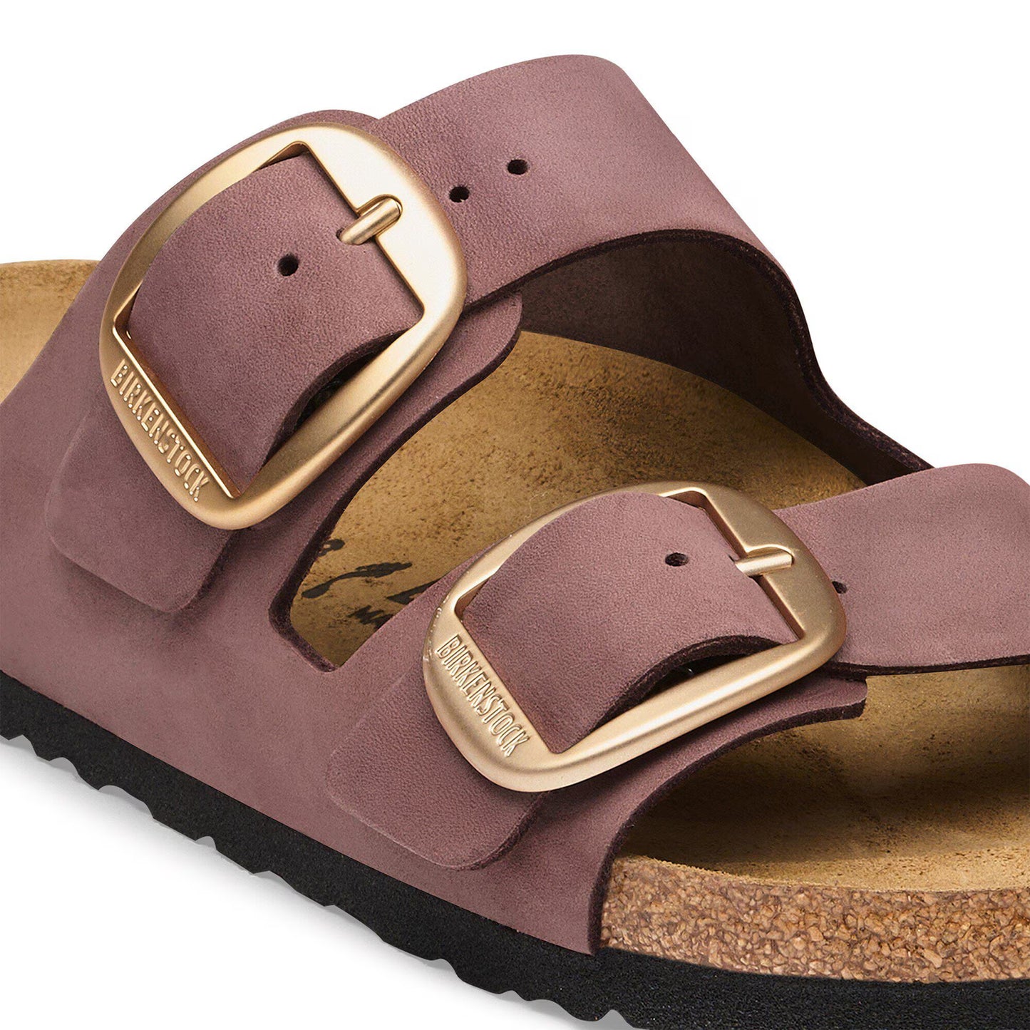 ARIZONA BIG BUCKLE NUBUCK PEPPER-LADIES SANDALS-BIRKENSTOCK-JB Evans Fashions & Footwear