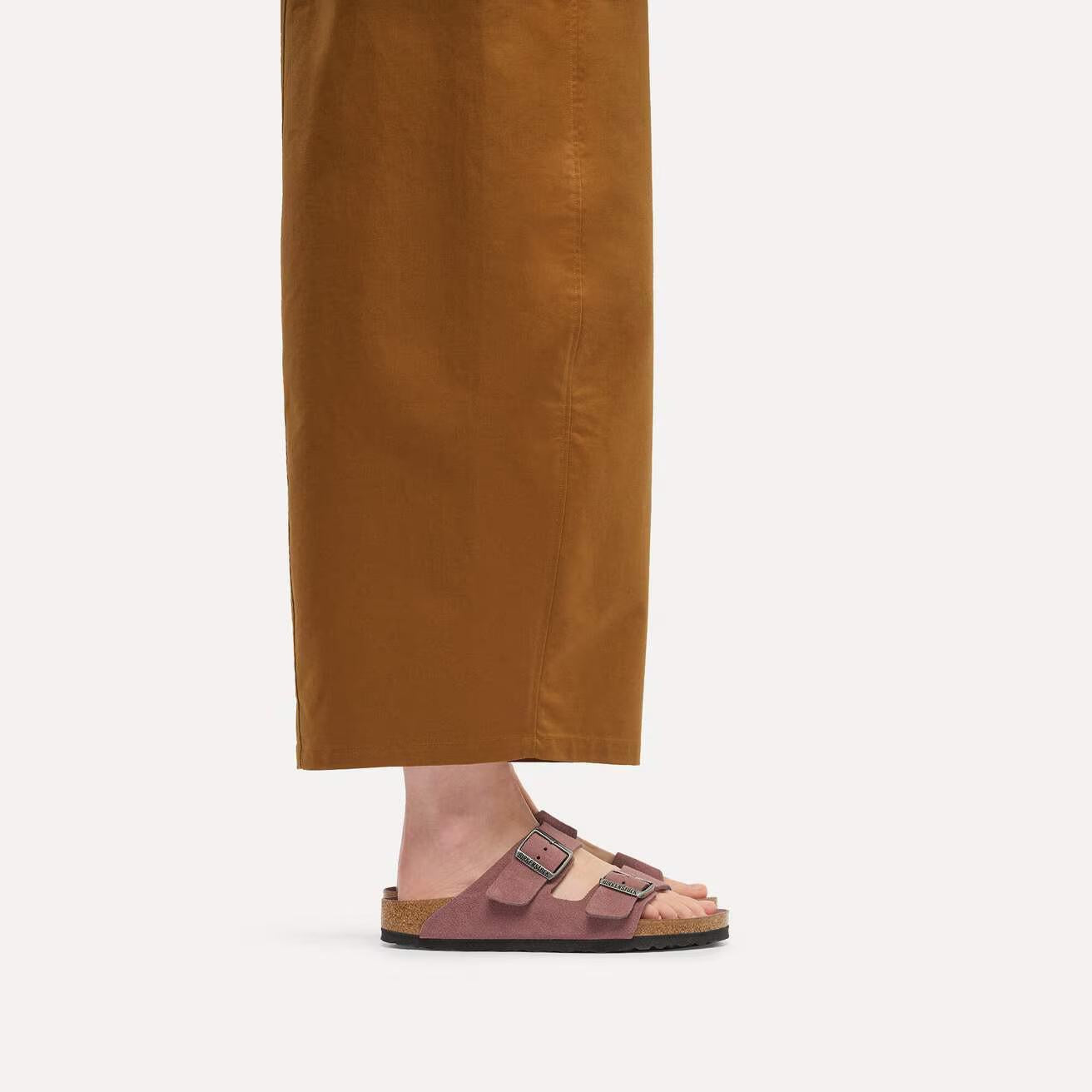 ARIZONA DFB SUEDE PEPPER TONAL R-LADIES SANDALS-BIRKENSTOCK-JB Evans Fashions & Footwear