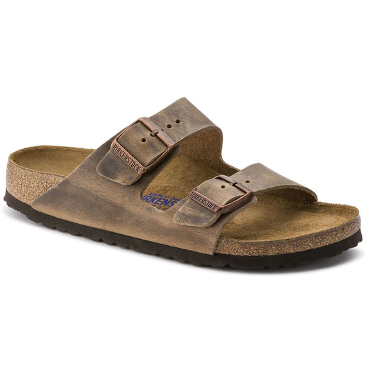 ARIZONA OILED LEATHER SOFT FOOTBED-SANDALS-BIRKENSTOCK-JB Evans Fashions & Footwear