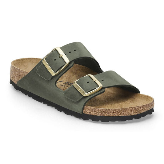 ARIZONA OILED LEATHER THYME N-LADIES SANDALS-BIRKENSTOCK-JB Evans Fashions & Footwear