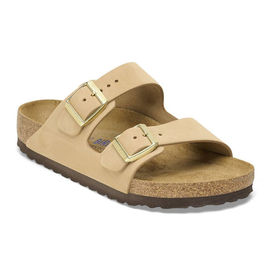 ARIZONA SFB NUBUCK SANDCASTLE R-LADIES SANDALS-BIRKENSTOCK-JB Evans Fashions & Footwear