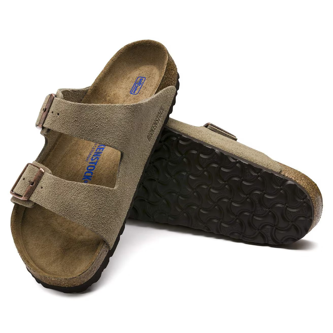 ARIZONA SFB SUEDE TAUPE R-SANDALS-BIRKENSTOCK-JB Evans Fashions & Footwear