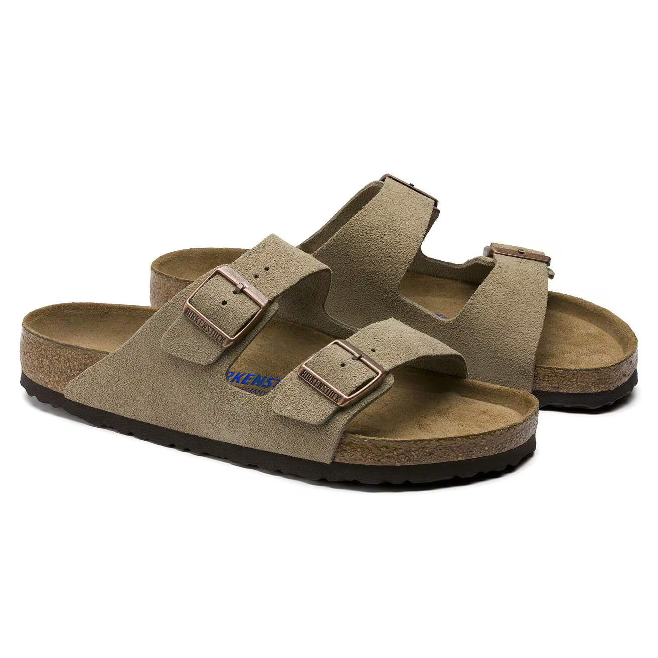 ARIZONA SFB SUEDE TAUPE R-SANDALS-BIRKENSTOCK-JB Evans Fashions & Footwear