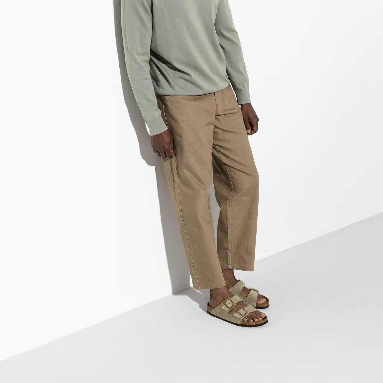 ARIZONA SFB SUEDE TAUPE R-SANDALS-BIRKENSTOCK-JB Evans Fashions & Footwear