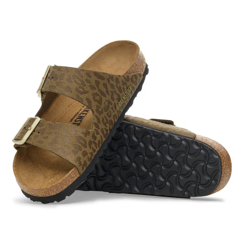 ARIZONA SYNTHETICS LEO KHAKI R-SANDALS-BIRKENSTOCK-JB Evans Fashions & Footwear