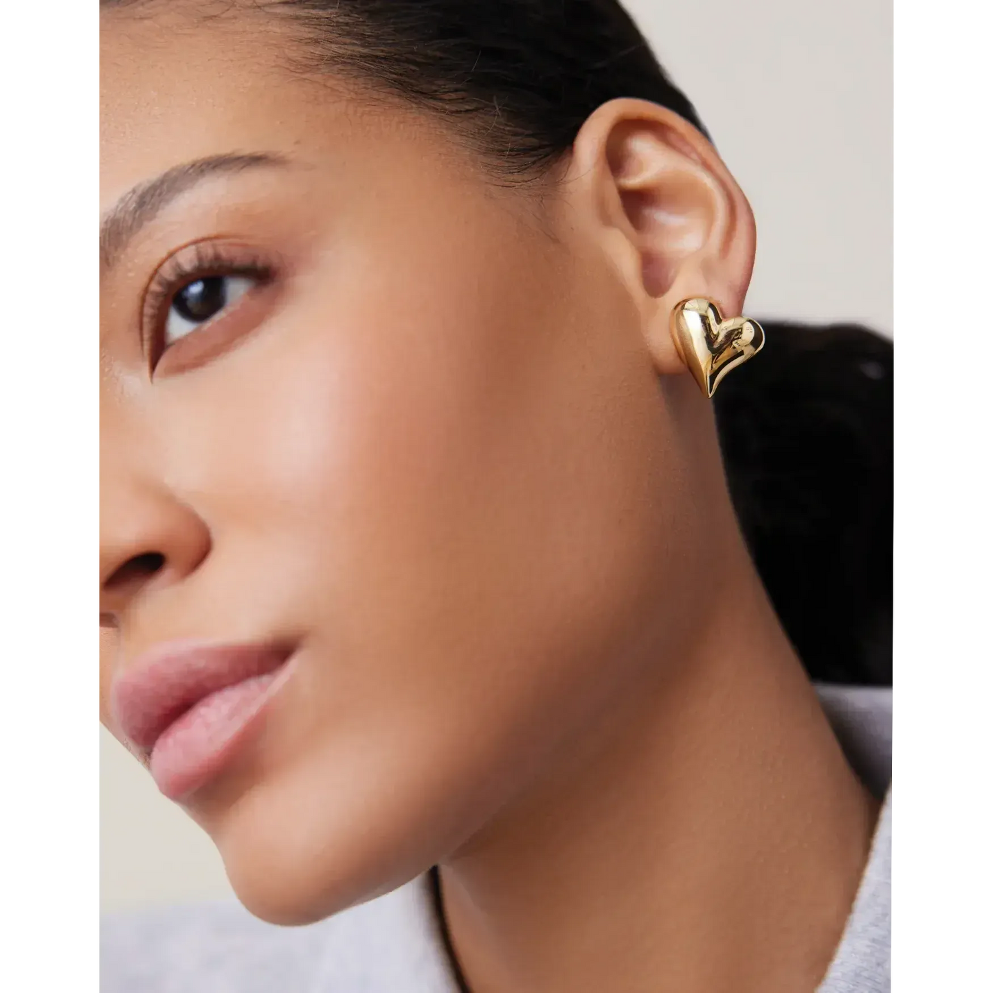 ART HEART SYMMETRICAL BUTTON EARRINGS-LADIES ACCESSORIES-JENNY BIRD-JB Evans Fashions & Footwear