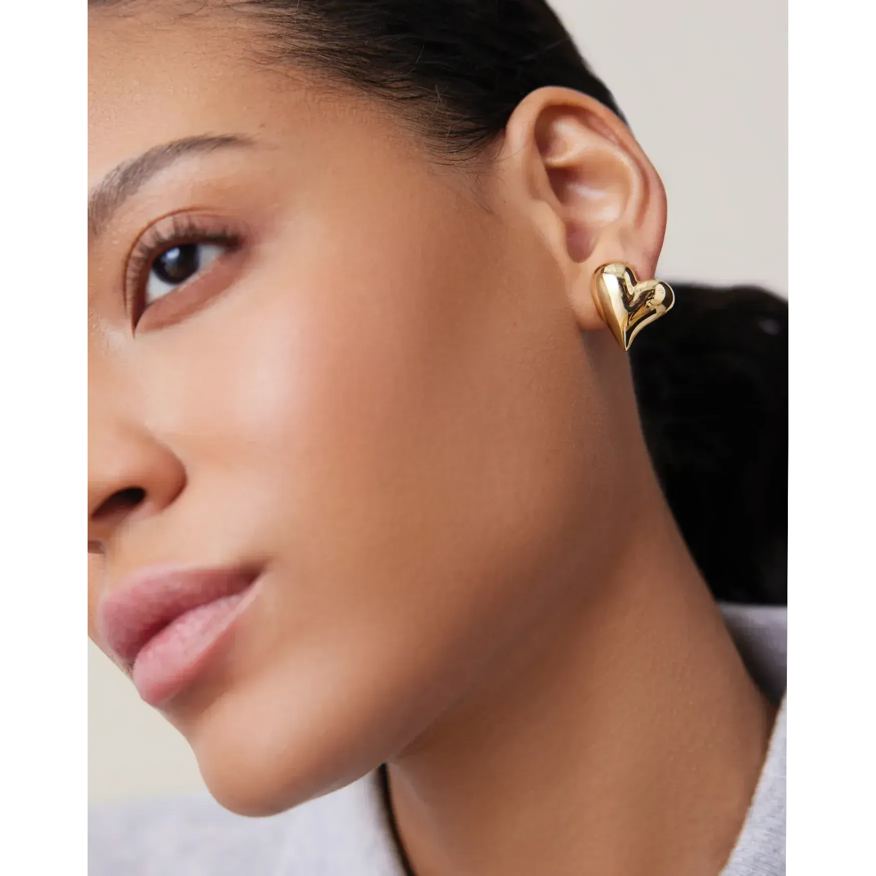 ART HEART SYMMETRICAL BUTTON EARRINGS-LADIES ACCESSORIES-JENNY BIRD-JB Evans Fashions & Footwear