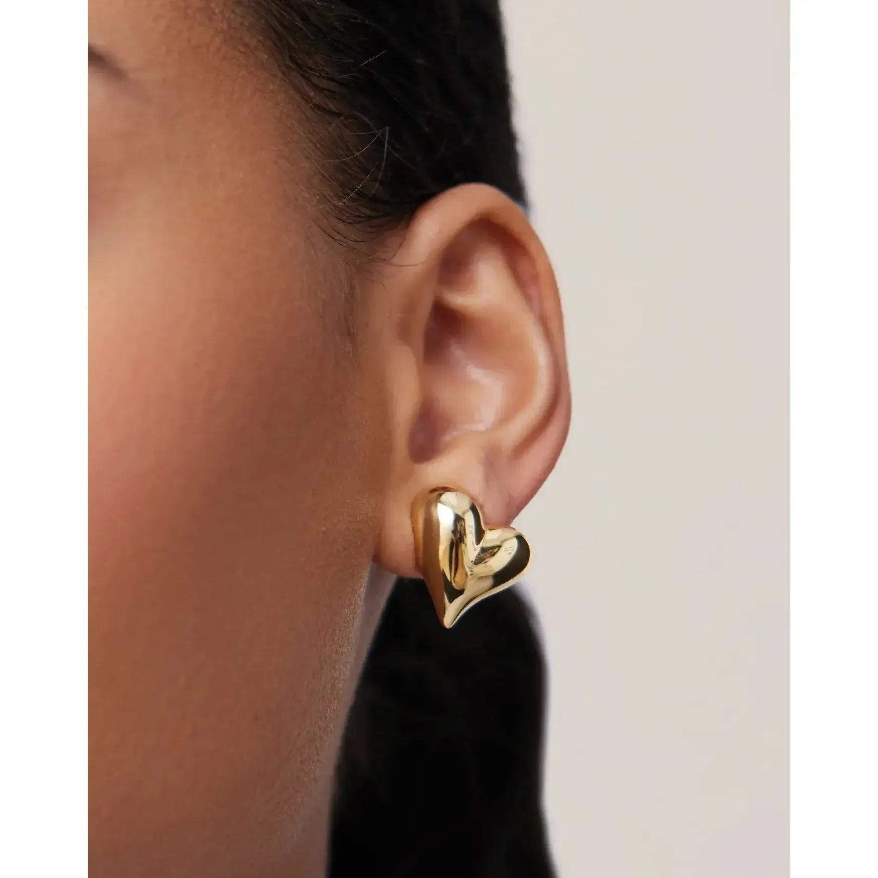 ART HEART SYMMETRICAL BUTTON EARRINGS-LADIES ACCESSORIES-JENNY BIRD-JB Evans Fashions & Footwear