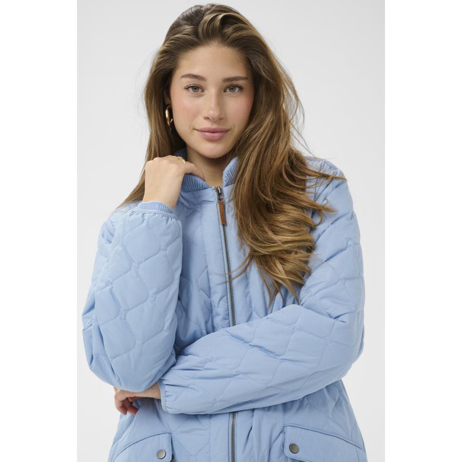ARWEN JACKET-LADIES LIGHTWEIGHT COATS & JACKETS-CREAM-JB Evans Fashions & Footwear