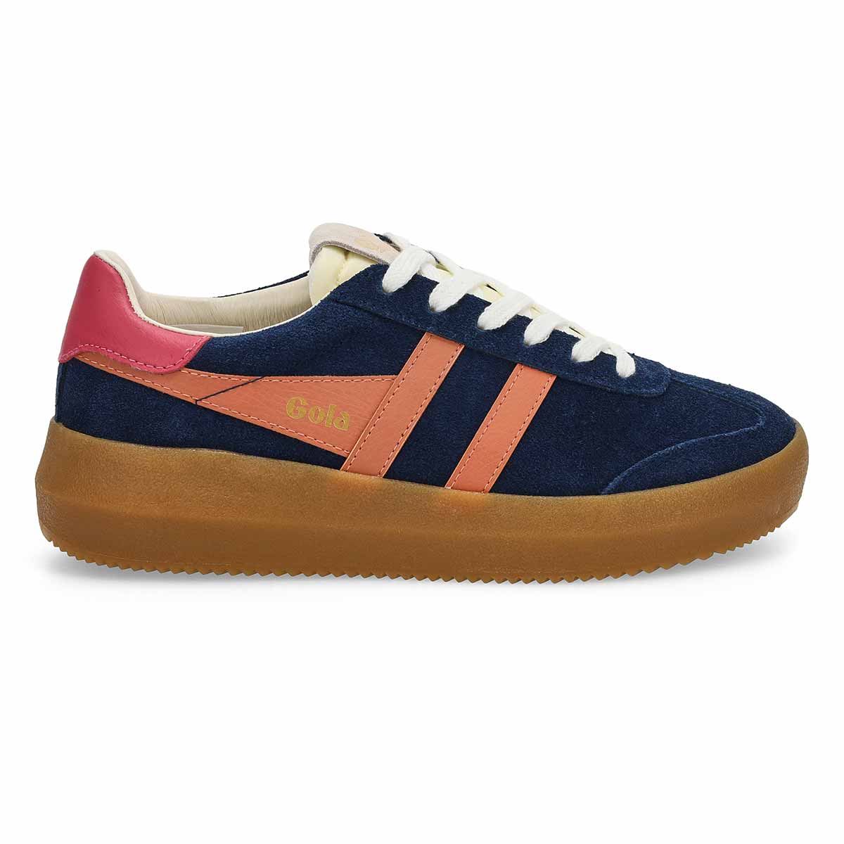 ATHENA IN NAVY TERRACOTA BUBBLE GUM-LADIES SNEAKERS-GOLA-JB Evans Fashions & Footwear