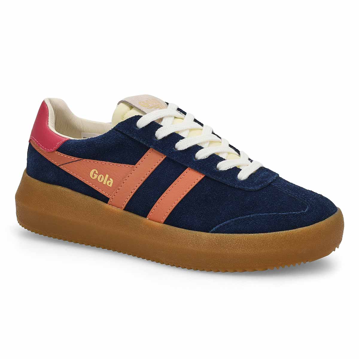 ATHENA IN NAVY TERRACOTA BUBBLE GUM-LADIES SNEAKERS-GOLA-JB Evans Fashions & Footwear