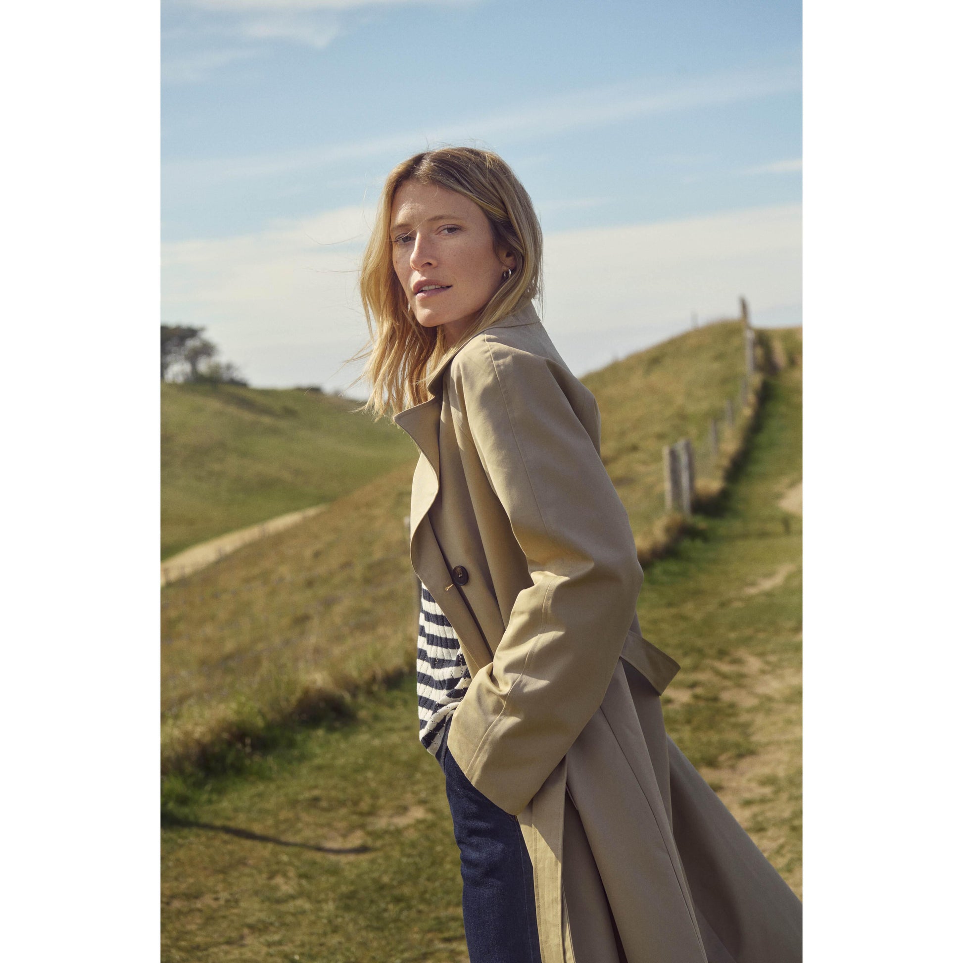 AUBRIE TRENCH-LADIES LIGHTWEIGHT COATS & JACKETS-PART TWO-JB Evans Fashions & Footwear
