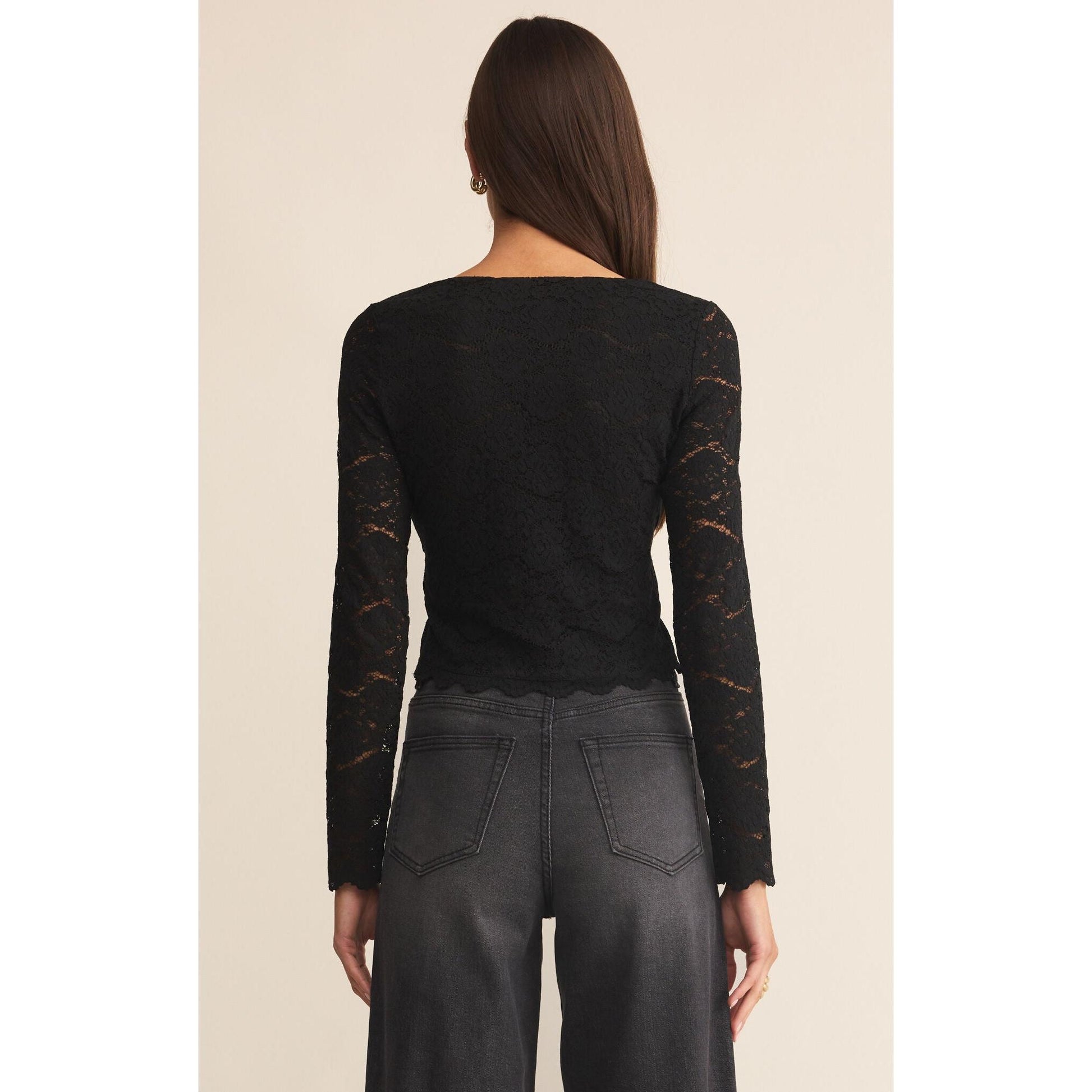 AURORA LACE TOP-LADIES TOPS-Z SUPPLY-JB Evans Fashions & Footwear