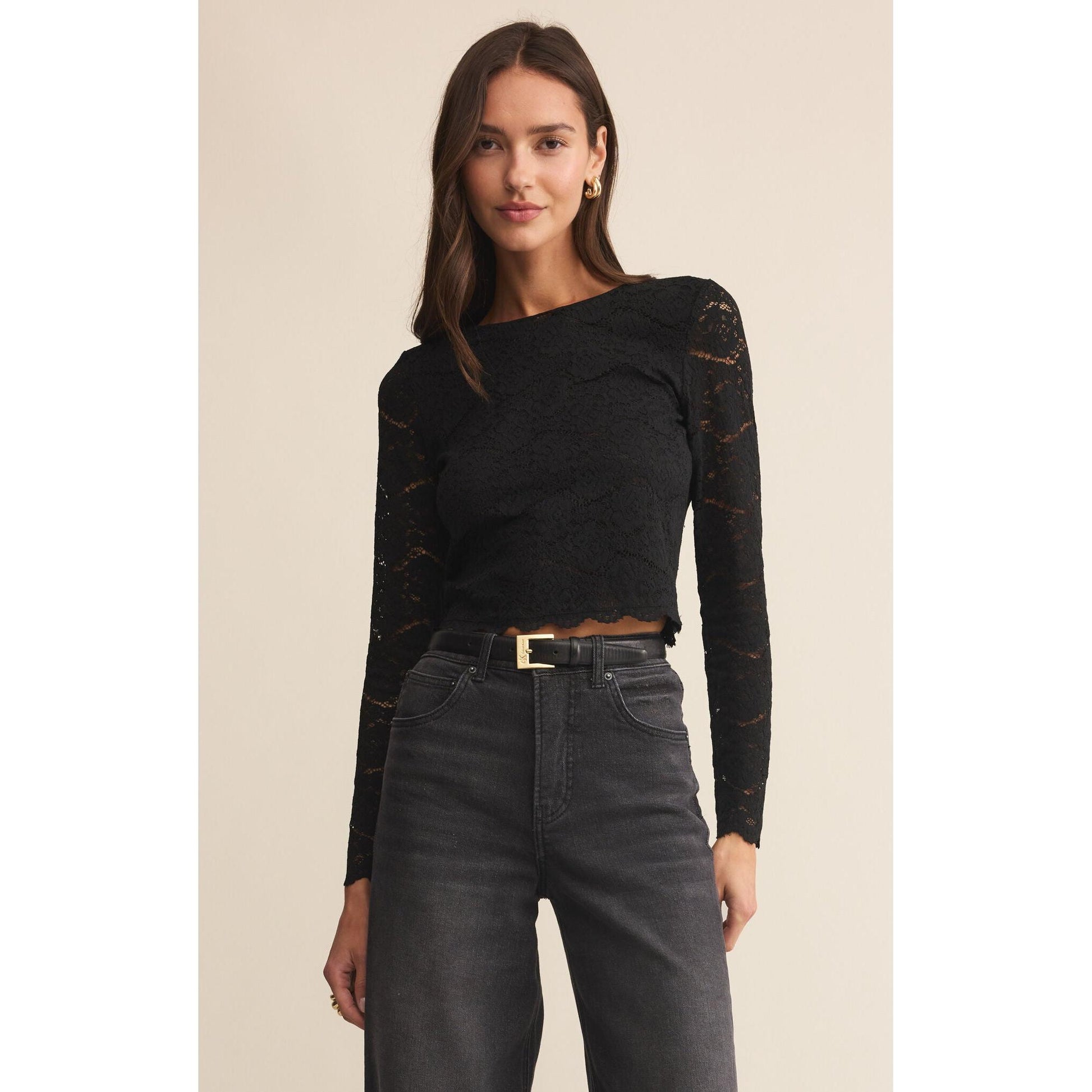 AURORA LACE TOP-LADIES TOPS-Z SUPPLY-JB Evans Fashions & Footwear