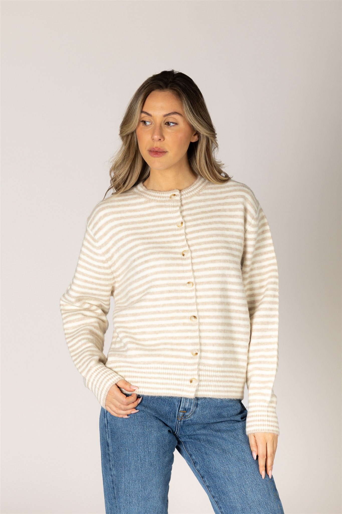 AVRIL STRIPE CARDI