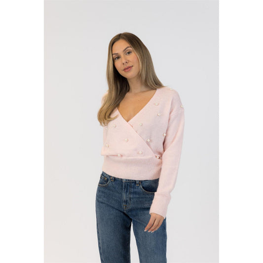 AZALEA ECO WRAP SWEATER-LADIES SWEATERS & KNITS-LYLA & LUXE-JB Evans Fashions & Footwear