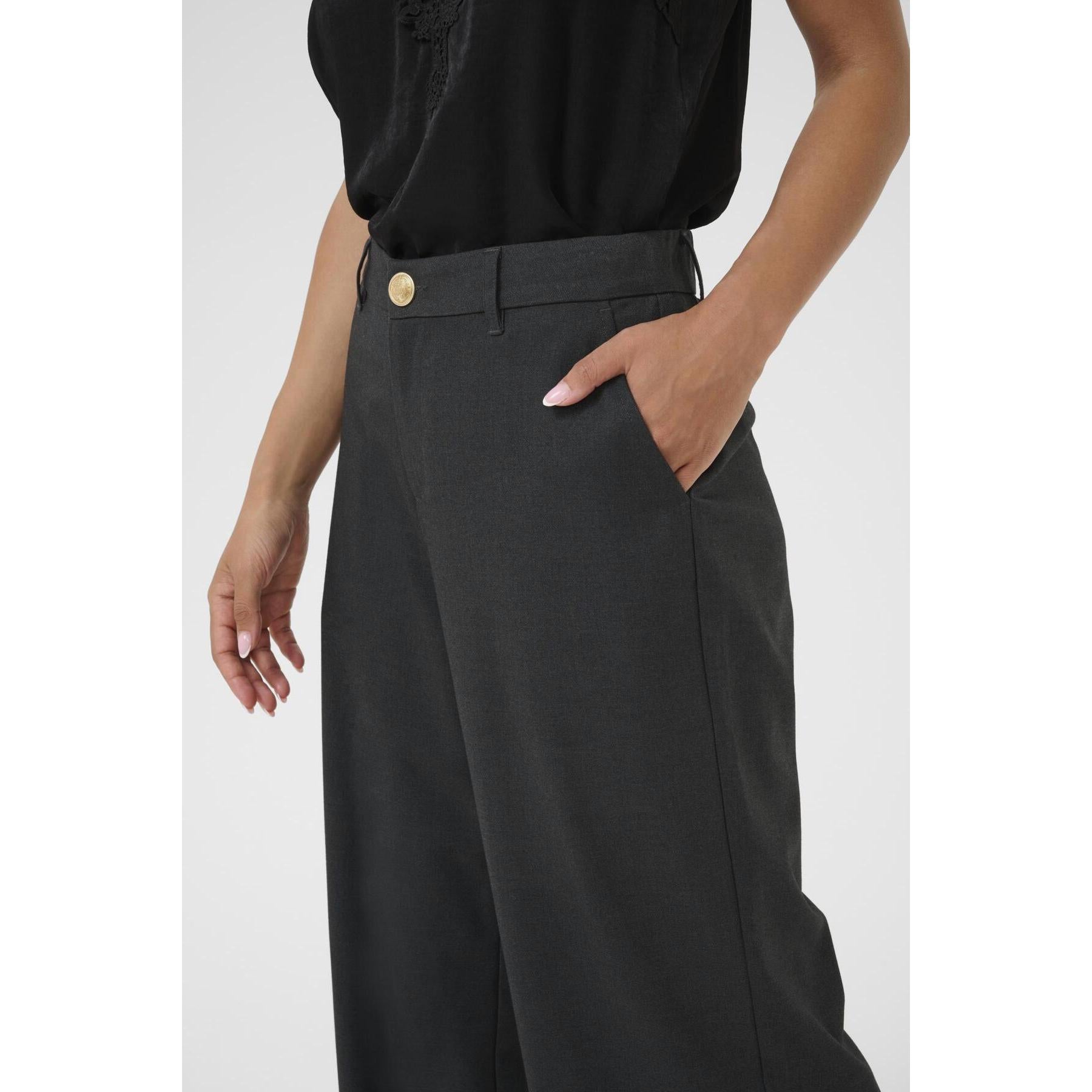 BABETH BENCON PANT-LADIES DRESS PANTS-CREAM-JB Evans Fashions & Footwear