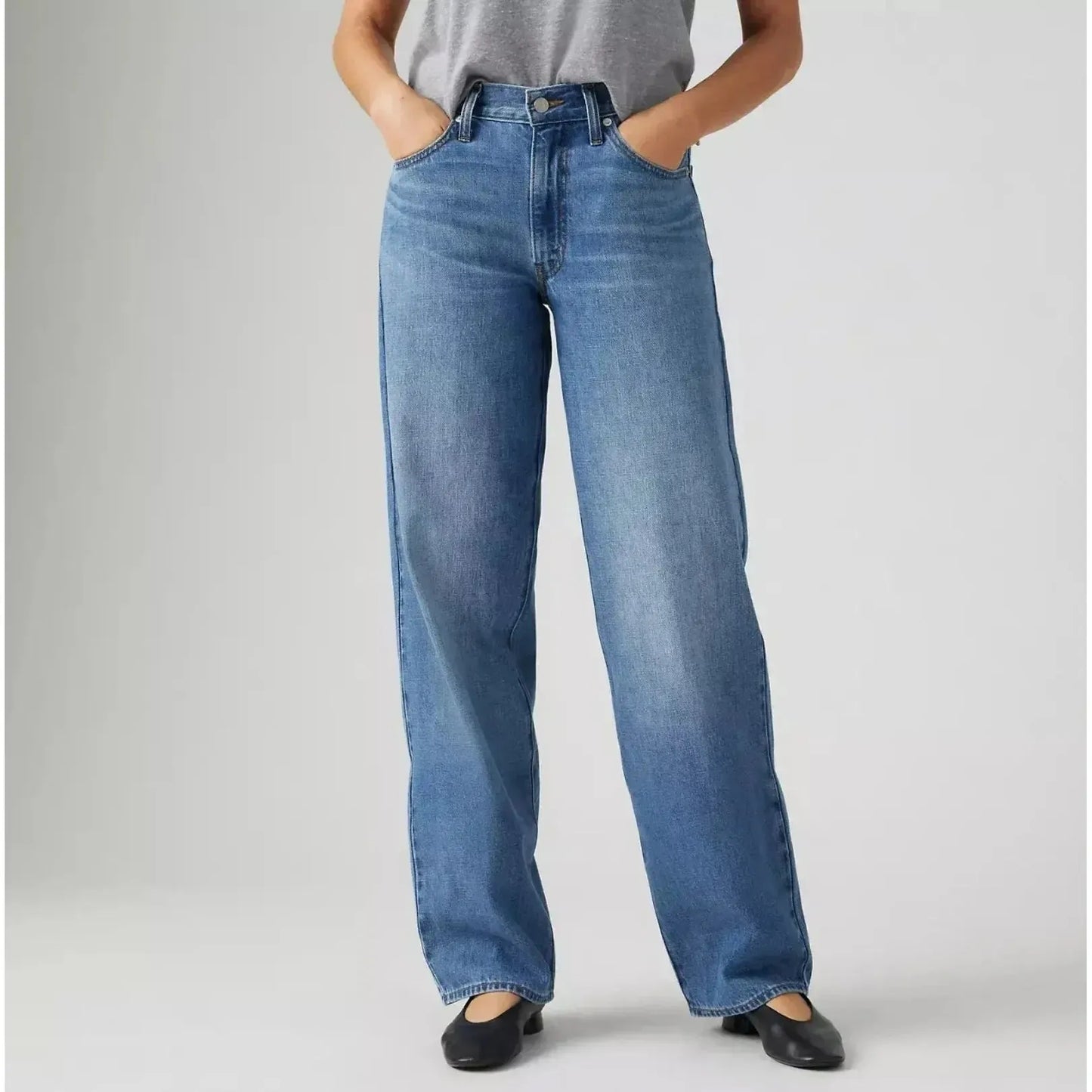 BAGGY DAD HEAVY CHECK-LADIES DENIM-LEVIS-JB Evans Fashions & Footwear