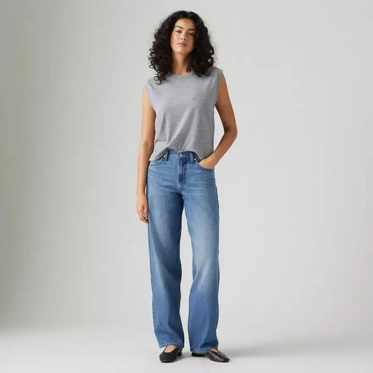 BAGGY DAD HEAVY CHECK-LADIES DENIM-LEVIS-JB Evans Fashions & Footwear