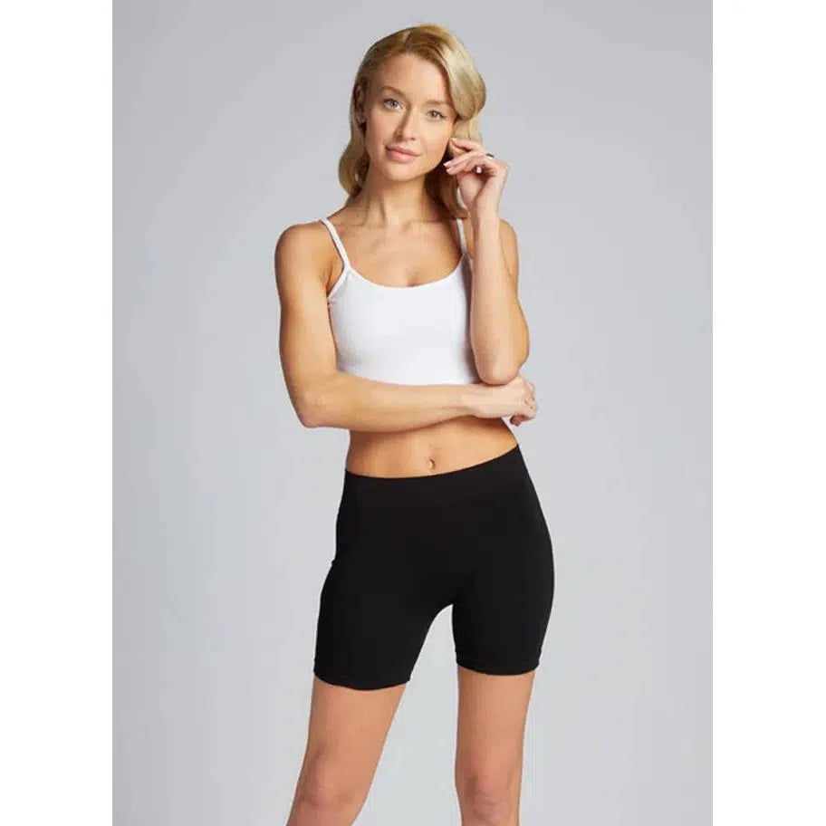 BAMBOO COTTON SHORTS-CEBP1003-BLK-O/SBLK-LADIES SHORTS-C'EST MOI-JB Evans Fashions & Footwear