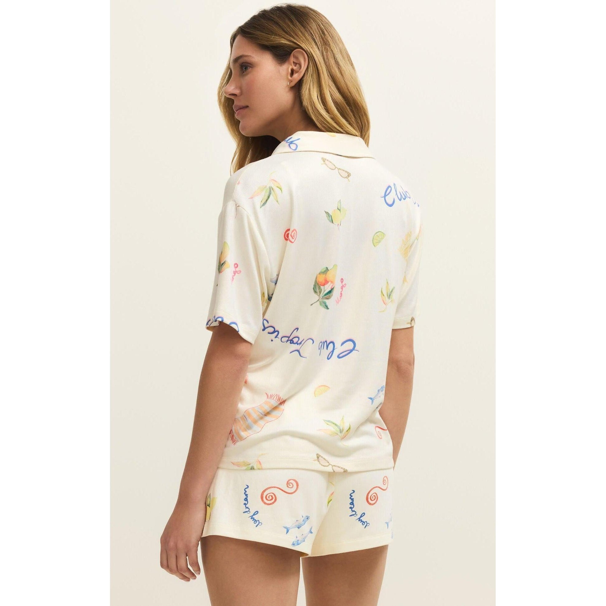 BEACH DAYS PJ TOP-LADIES LOUNGE & SLEEPWEAR-Z SUPPLY LOUNGE-JB Evans Fashions & Footwear