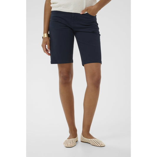 BERTA TWILL SHORT - COCO FIT-LADIES SHORTS-CREAM-JB Evans Fashions & Footwear