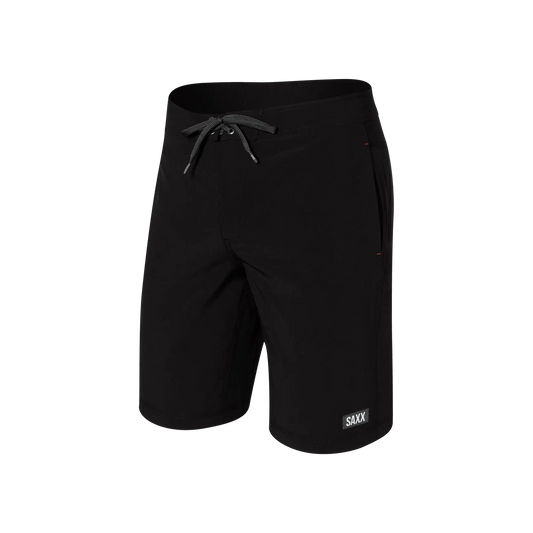 BETAWAVE 2N1 BOARDIE 9" - BLACK-MENS SHORTS & SWIM-SAXX UNDERWEAR-JB Evans Fashions & Footwear