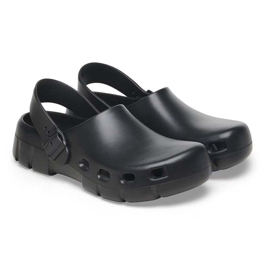 BIRKI FLOW EVA BLACK R-SANDALS-BIRKENSTOCK-JB Evans Fashions & Footwear