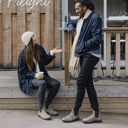 BLUNDSTONE CLASSIC STONE NUBUCK