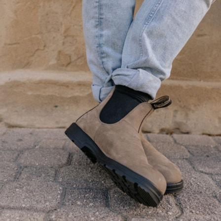 BLUNDSTONE CLASSIC STONE NUBUCK