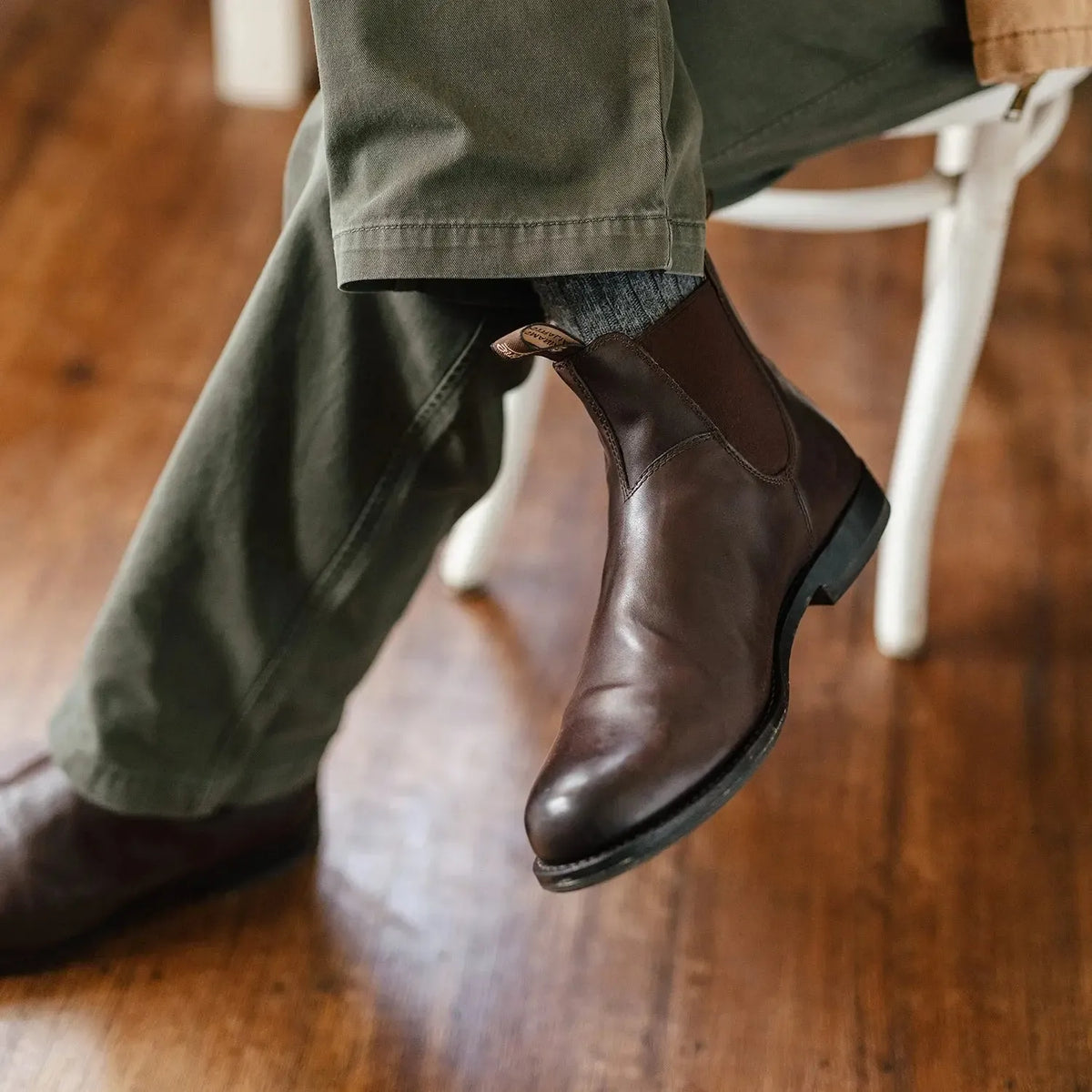 BLUNDSTONE HERITAGE CHELSEA BROWN-UNISEX BOOTS-BLUNDSTONE-JB Evans Fashions & Footwear