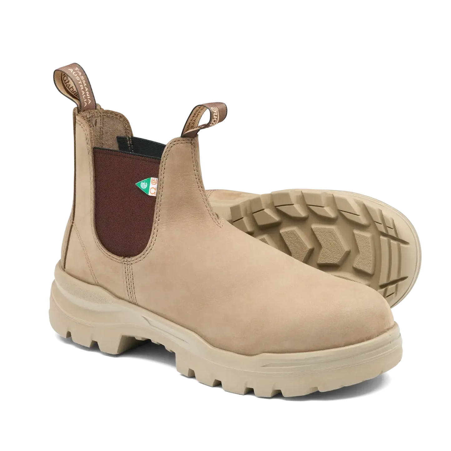 BLUNDSTONE ROTOFLEX WORK & SAFETY STONE-UNISEX BOOTS-BLUNDSTONE-JB Evans Fashions & Footwear