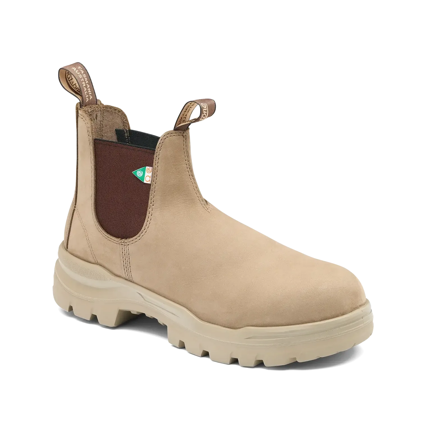 BLUNDSTONE ROTOFLEX WORK & SAFETY STONE-UNISEX BOOTS-BLUNDSTONE-JB Evans Fashions & Footwear