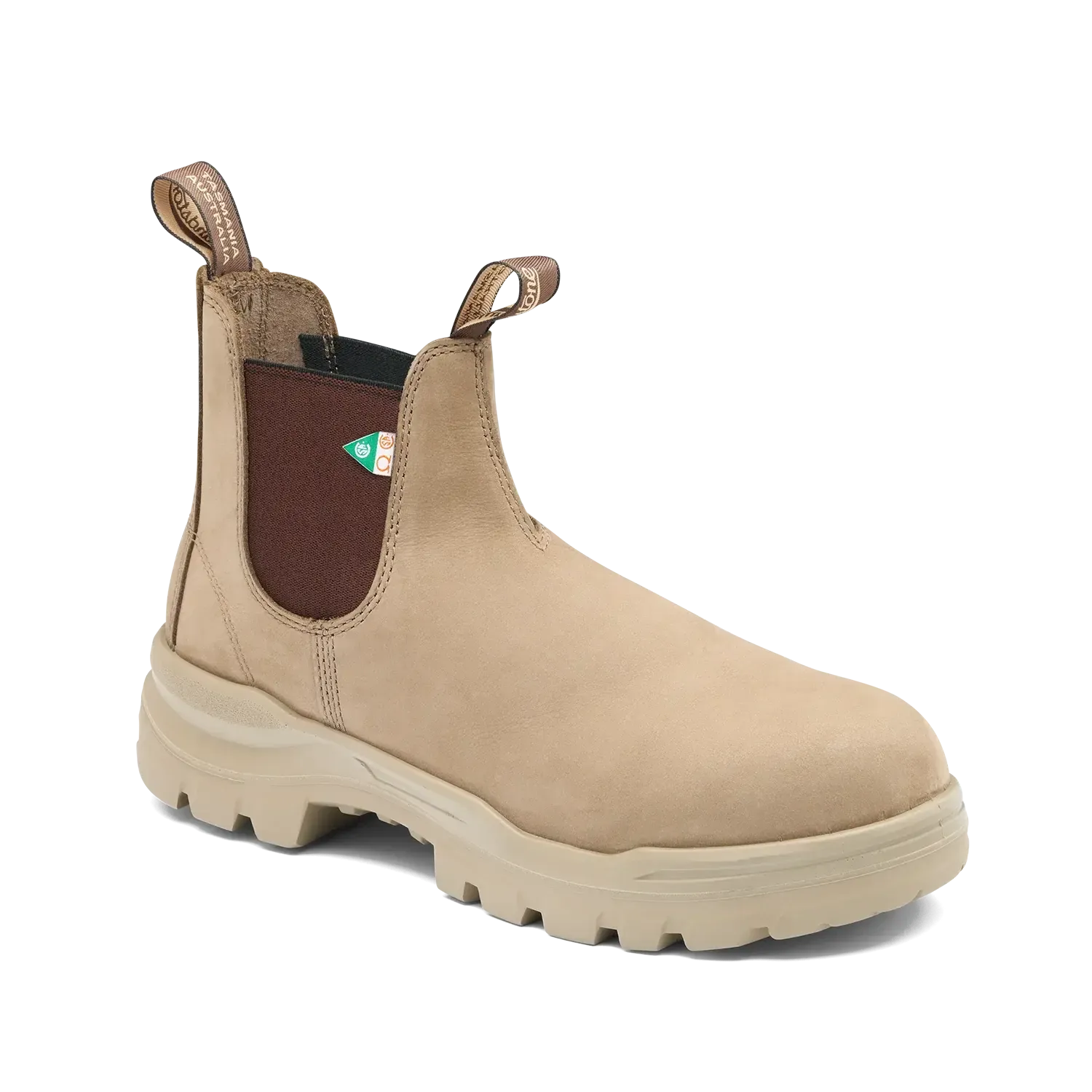 BLUNDSTONE ROTOFLEX WORK & SAFETY STONE-UNISEX BOOTS-BLUNDSTONE-JB Evans Fashions & Footwear