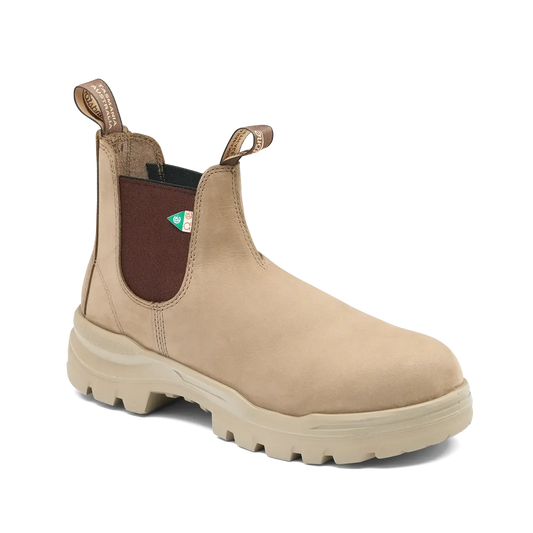 BLUNDSTONE ROTOFLEX WORK & SAFETY STONE-UNISEX BOOTS-BLUNDSTONE-JB Evans Fashions & Footwear