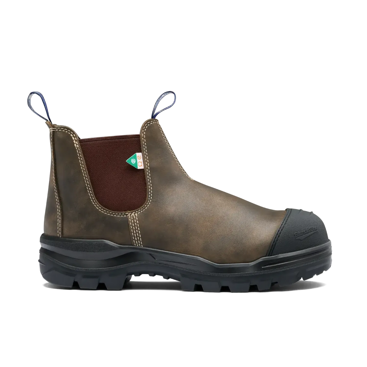 BLUNDSTONE WORK & SAFETY THERMAL ROTOFLEX RUSTIC BROWN-UNISEX BOOTS-BLUNDSTONE-JB Evans Fashions & Footwear