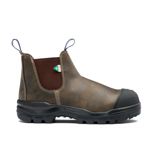 BLUNDSTONE WORK & SAFETY THERMAL ROTOFLEX RUSTIC BROWN-UNISEX BOOTS-BLUNDSTONE-JB Evans Fashions & Footwear