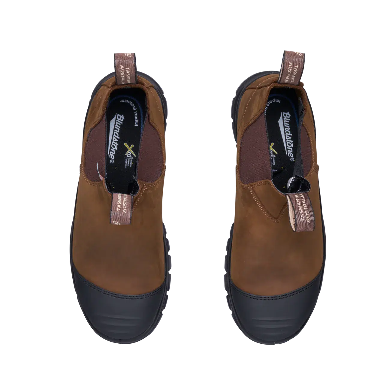 BLUNDSTONE XFR WORK & SAFETY SADDLE BROWN-MENS BOOTS-BLUNDSTONE-JB Evans Fashions & Footwear