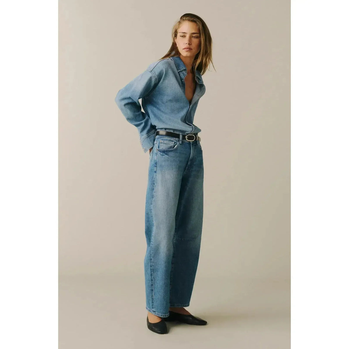 BNA SOFT CURVE BARREL-LADIES DENIM-WARP & WEFT-JB Evans Fashions & Footwear