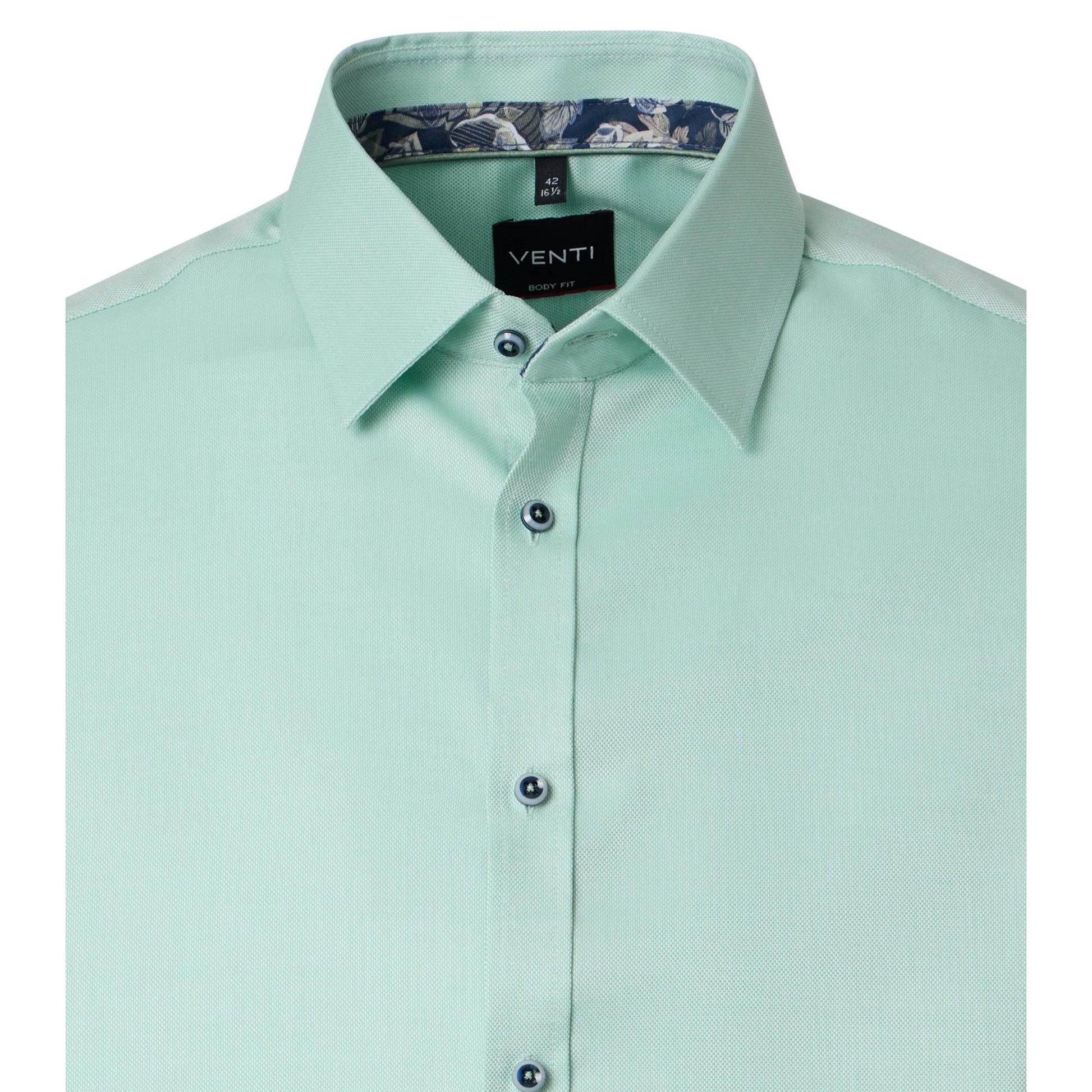 BODY FIT CIRCLE PRINT-MENS DRESS SHIRTS-VENTI-JB Evans Fashions & Footwear